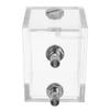 CoCocina G1/4 Acrylic 250Ml Water Tank with 2 Connector for Pc CPU Liquid Cooling System view 3
