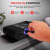 Pyle Wireless Bluetooth Home Audio Amplifier - 90W Dual Channel Mini Portable Power Stereo Sound Receiver w/ Speaker Selector, RCA, AUX, LED, 12V Adapter - For Smartphone PA, Studio Use - PFA330BT view 4