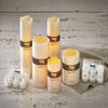 tag 4X4 Light-Up Led Pillar Candle 4x4 Beige view 2