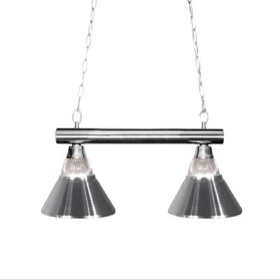 Z-Lite 155-2CH-RCH 2 Billiard Light, Chrome