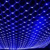 DOCHEER LED Net Mesh String Fairy Lights 204 LEDs, 6.56 Ft x 9.84 Ft,8 Modes, Blue Outdoor Transparency String Lights Waterproof Christmas Decorative Lights for Christmas Tree, Holiday, Party view 1