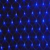 DOCHEER LED Net Mesh String Fairy Lights 204 LEDs, 6.56 Ft x 9.84 Ft,8 Modes, Blue Outdoor Transparency String Lights Waterproof Christmas Decorative Lights for Christmas Tree, Holiday, Party view 2