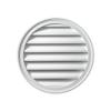 Fypon 22"W x 22"H x 1 5/8"P Brick Mould Style Round Louver, Functional view 1