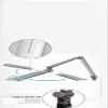 Softech - Natural Ultra Bright Light LED Lamp with swiveling Head & Clamp Type (3 Lighting Modes, 5-Level Dimmer, Touch-Sensitive Control Panel, USB Charging Port, Mobile Device Charger) (Silver) view 2