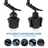 Mount-It! Premium Cup Holder Tablet Mount Fits Vehicle Cupholders 2.75"3.5" in Diameter, Adjustable Tray for 7"11" Tablets, Heavy-Duty Aluminum Arm, Full Motion Swivel & Secure Lock Cars Trucks SUVs view 3