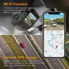 Rexing V1GW-4K Ultra HD Car Dash Cam w/Built-in GPS Logger, 2.4" LCD Screen,Wi-Fi,170 Wide Angle Dashboard Camera Recorder with G-Sensor, WDR, Loop Recording, Supercapacitor, Mobile App, up to 256GB view 4