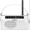 Sangean PR-D6WH AM/FM Compact Analog Portable Radio view 2