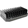 10-Port USB Charging Station with Adjustable Storage, 12V 8A (96W) USB Charger O view 1