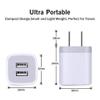 USB Plug, USB Wall Charger 3 Pack, GiGreen Dual Port Electrical Plug Outlet view 2