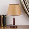 LIN XIAO HAO mayu Desk Lamp with Switch Bedroom Bedside Lamp Simple Fashion Hotel Wood & Cloth Shade Table Lamp view 1