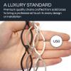 RCH Hardware Decorative Acid Dipped Solid Brass Chain for Hanging, Lighting - Sleek Ovals and Unwelded Links (1 Foot) view 3