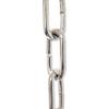 RCH Hardware Polished Nickel Solid Brass Chain for Hanging, Lighting - Standard Unwelded Links (1 Foot) view 1