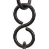RCH Hardware Decorative Oil Bronzed Black Solid Brass Chain for Hanging, Lighting - S-Shaped Unwelded Links (1 Foot) view 1