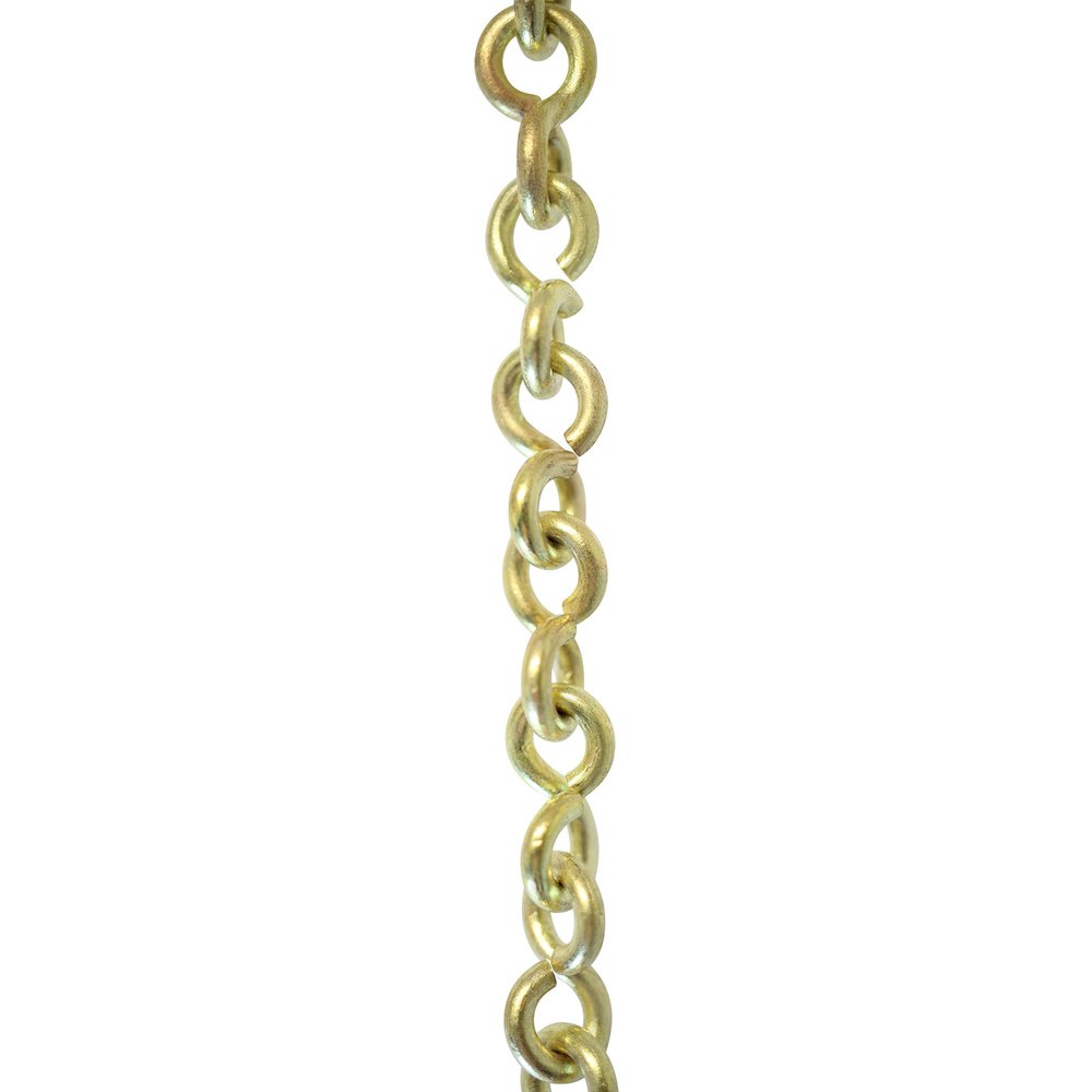 RCH Hardware Decorative Acid Dipped Solid Brass Chain for Hanging, Lighting - Light Unwelded Wire