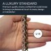 RCH Hardware Decorative Acid Dipped Solid Brass Chain for Hanging, Lighting - Light Unwelded Wire view 3