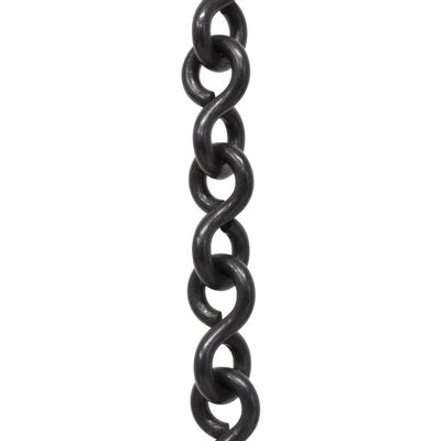 RCH Hardware Decorative Oil Bronzed Black Solid Brass Chain for Hanging, Lighting - Light Unwelded Wire