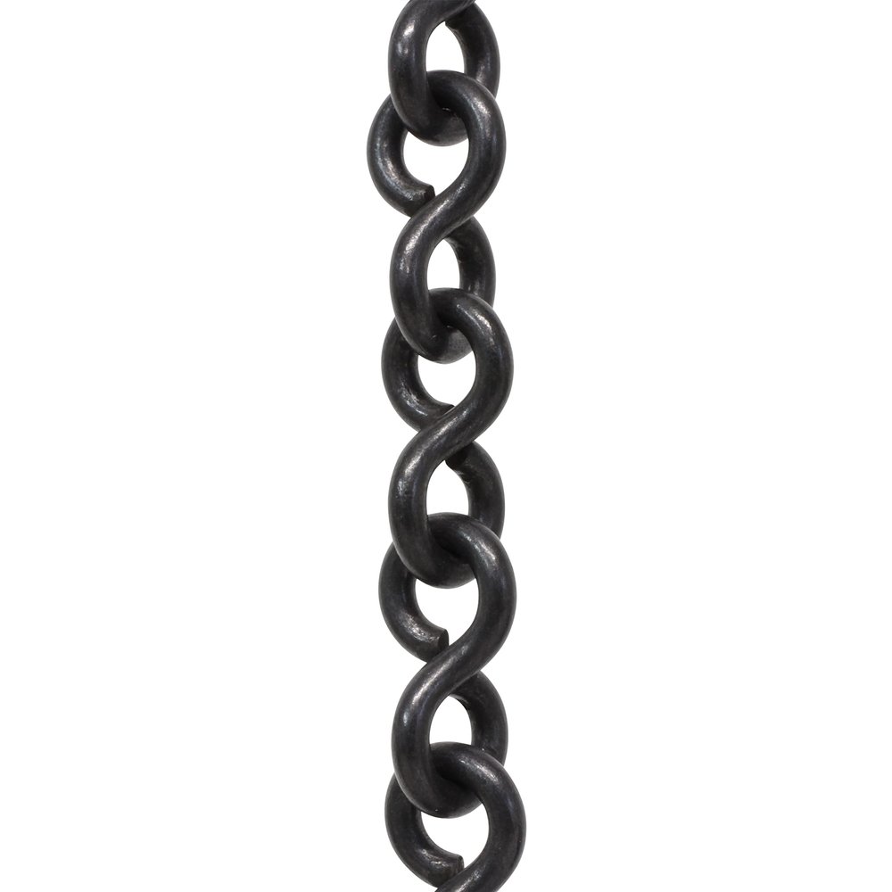 RCH Hardware Decorative Oil Bronzed Black Solid Brass Chain for Hanging, Lighting - Light Unwelded Wire