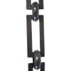 RCH Hardware Decorative Oil Bronzed Black Solid Brass Chain for Hanging, Lighting - Rectangles with Greek Key Design and Unwelded Links (1 Foot) view 1