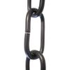 RCH Hardware Decorative Oil Bronzed Black Solid Brass Chain for Hanging, Lighting - Standard Large Welded Links view 1