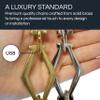 RCH Hardware Decorative Polished Nickel Solid Brass Chain for Hanging, Lighting - Hexagonal Design Unwelded Links view 3