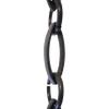 RCH Hardware Decorative Oil Bronzed Black Brass Chain for Hanging, Lighting - Oval Unwelded Links view 1