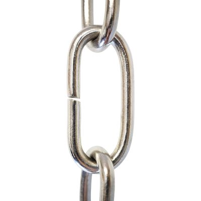 RCH Hardware Decorative Polished Nickel Solid Brass Chain for Hanging, Lighting - Standard Large Welded Links