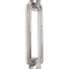 RCH Hardware Decorative Polished Nickel Solid Brass Chain for Hanging, Lighting - Rectangular Hinge with Rounded Edges view 1