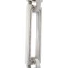 RCH Hardware Decorative Polished Nickel Solid Brass Chain for Hanging, Lighting - Rectangular Hinge with Squared Edges view 1