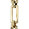 RCH Hardware Decorative Polished Solid Brass Chain for Hanging, Lighting - Rectangular Hinge with Rounded Edges view 1