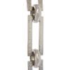 RCH Hardware Decorative Polished Nickel Solid Brass Chain for Hanging, Lighting - Rectangles with Greek Key Design and Unwelded Links (1 Foot) view 1