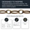 RCH Hardware Decorative Polished Solid Brass Chain for Hanging, Lighting - Oval Unwelded Links view 2