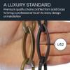 RCH Hardware Decorative Polished Solid Brass Chain for Hanging, Lighting - Oval Unwelded Links view 3