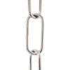 RCH Hardware Decorative Polished Nickel Solid Brass Chain for Hanging, Lighting - Standard Unwelded Links view 1