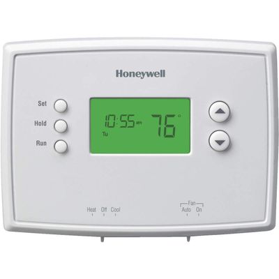 Honeywell Home 5-2 Day Programmable Thermostat/Not for Baseboard/Line Volt Heating Systems, Forced Air only