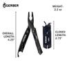 Gerber Dime 12-in-1 Mini Multitool Pliers, Pocket Knife,Bottle Opener,Green view 4