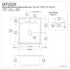 Kingston GKTS252281 Bowl Drop-In Kitchen Sink, Brushed Stainless Steel view 2