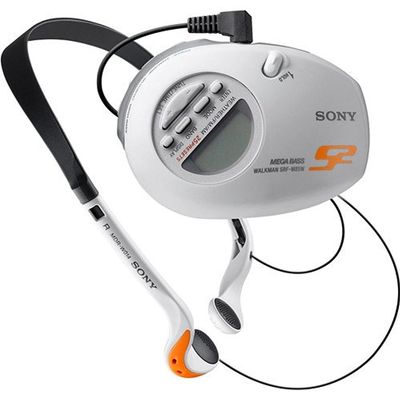 Sony Compact Lightweight Sports AM/FM/Weather Walkman Armband Radio