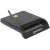 MANHATTAN USB Smart Card Reader Compatible with Windows XP/Vista/7/8.1/10 or Mac or Linux -102049 view 1