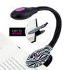 French Bull Rechargeable Sculpt Book Light (Black and White Marble) view 2