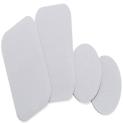 WixGear Mount Metal Plate with Adhesive for Magnetic Cradle-Less Mount - X4 Pack 2 Rectangle and 2 Round (Compatible with Magnetic mounts) (Silver)