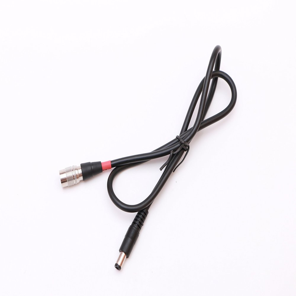 DC 5.5/2.5mm Male Plug to 4 Pin Hirose Female Power Cable for SmallHD DP7,AC7 Monitor