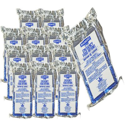 Mainstay Emergency Survival Food Rations 2400-cal Case of 12 Packets 24 Day Food Supply