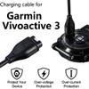E ECSEM Compatible for Garmin Vivoactive 3, Vivoactive 4 4S, Vivoactive 5, Vivoactive 6 Charger Replacement USB Data Sync Charging Clip for Vivoactive 6/5/4/3 GPS Smartwatch view 4