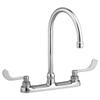 American Standard 6409170.002 Monterrey Top Mount Gooseneck Kitchen Faucet, 8-Inch view 1