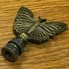 Royal Designs Monarch Butterfly Lamp Finial for Lamp Shade-Antique Brass Set of 2 view 2