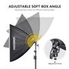 NEEWER 700W Equivalent Softbox Lighting Kit, 2Pack UL Certified 5700K LED Lighting Bulbs, 24x24 inches Softboxes with E26 Socket, Photography Continuous Lighting Kit Photo Studio Equipment view 2