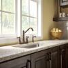 Moen 7255ORB Belfield Traditional Two Handle High Arc Kitchen Faucet with Side Spray, Oil Rubbed Bronze view 2