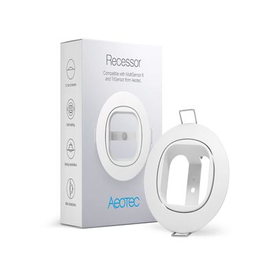 Aeotec Recessor for MultiSensor and TriSensor  Discreet in-Wall Mount for a Seamless Smart Home Look
