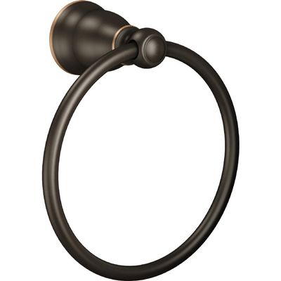 Moen YB1086BRB Traditional 6" Towel Ring Mediterranean Bronze