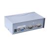 DTECH 2 Way Powered VGA Splitter Amplifier Box High Resolution 1080p SVGA Video 1 in 2 Out 250 Mhz for 1 PC to Dual Monitor Computer view 1